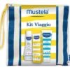 MUSTELA KIT VIAGGIO 2026 1 DETERGENTE DELICATO 100 ML + 1 LATTE SOLARE 50+ 40 ML + 1 LATTE DOPOSOLE 100 ML