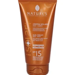 NATURE'S I SOLARI CREMA SOLARE VISO E CORPO SPF 15 IR SUN 150 ML