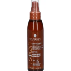 NATURE'S I SOLARI OLIO SOLARE VISO CORPO SPF 15 150 ML