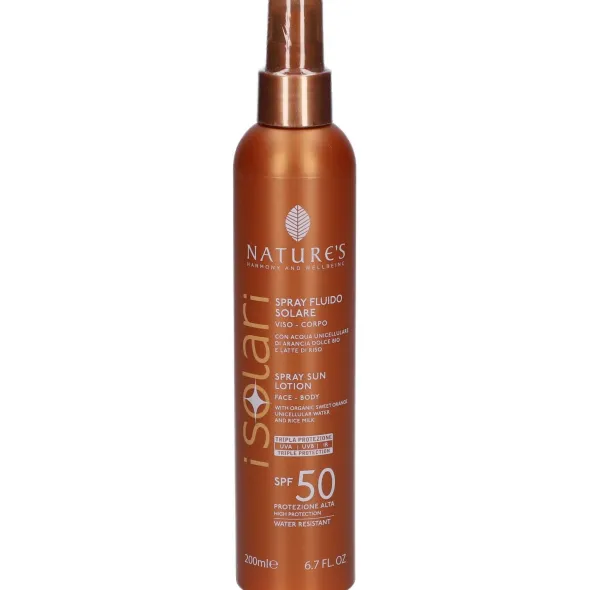 NATURE'S I SOLARI SPRAY FLUIDO SPF50 200 ML