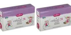 NEBIAL FLACONCINI SOLUZIONE SALINA IPERTONICA DI SODIO CLORURO AL 3% CON ACIDO IALURONICO 20X5 ML Pack da 2