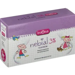 NEBIAL FLACONCINI SOLUZIONE SALINA IPERTONICA DI SODIO CLORURO AL 3% CON ACIDO IALURONICO 20X5 ML