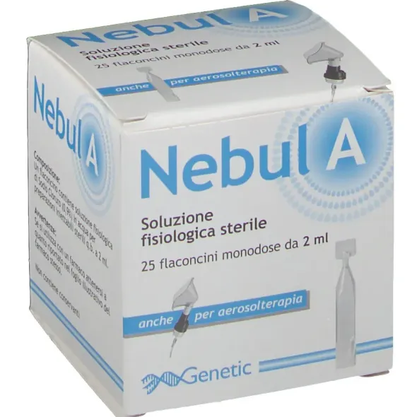 NEBUL SOLUZIONE FISIOLOGICA 25 FLACONCINI MONODOSE 2 ML