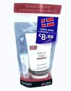 NEUTROGENA MANI NON PROFUMATO + LIPSTICK BUNDLE