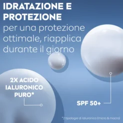 Nivea Cellular Expert Filler Fluido UV Siero Viso Quotidiano SPF 50 + 30 ml, idratante e antirughe