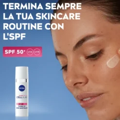 Nivea Cellular Expert Filler Fluido UV Siero Viso Quotidiano SPF 50 + 30 ml, idratante e antirughe