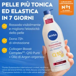 NIVEA CREMA CORPO RASSODANTE Q10 E ARGAN 400 ML