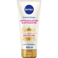 NIVEA LUMINOUS CREMA CORPO ANTI MACCHIE & ANTI SMAGLIATURE 200 ML