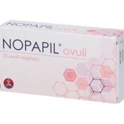 Nopapil Ovuli vaginali dispositivo medico HPV, 10 ovuli