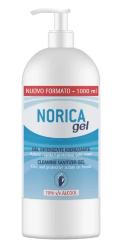 NORICA GEL DETERGENTE IGIENIZZANTE 70% ALCOOL 1000 ML