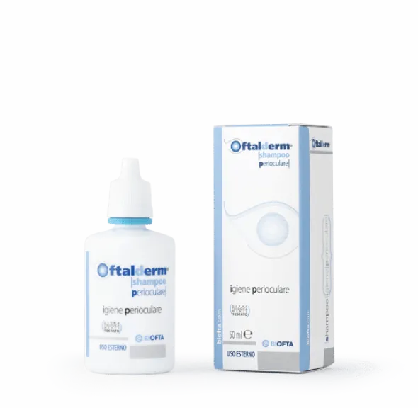 Oftalderm Shampoo perioculare per palpebre e ciglia, 50ml