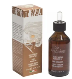 Olio capelli all'argan e lino 100ml, nutrimento e lucentezza