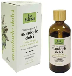 Olio di Mandorle Dolci Bio Essenze emolliente, 100ml