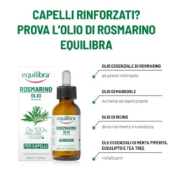 Olio di Rosmarino Equilibra per capelli e cuoio capelluto
