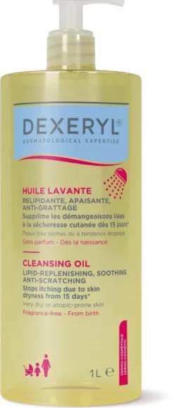 Olio Lavante Dexeryl detergente pelle secca, 1L
