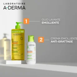 Olio Lavante Emolliente Exomega Control per pelle secca, 1L