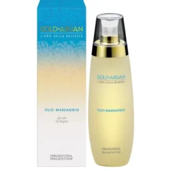 Olio massaggio Argan Gold tutto vegetale, 200ml