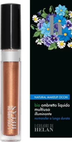 Ombretto Liquido I Colori Bio Helan effetto satinato