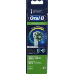 ORALB CROSS ACTION EB50 TESTINE PER SPAZZOLINO ELETTRICO 3 PEZZI