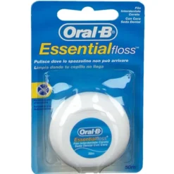ORALB ESSENTIALFLOSS FILO INTERDENTALE CERATO 50 METRI GUSTO MENTA