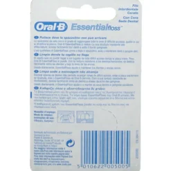 ORALB ESSENTIALFLOSS FILO INTERDENTALE CERATO 50 METRI GUSTO MENTA