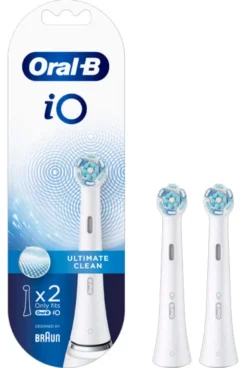 ORALB POWER REFILL IO ULTIMATE CLEAN WHITE 2 PEZZI