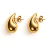 Orecchini a Goccia Must Have in acciaio dorato, M