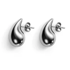 Orecchini a Goccia Must Have in acciaio, argento