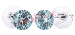 Orecchini Biojoux BJT945 con cristalli Swarovski Aquamarine