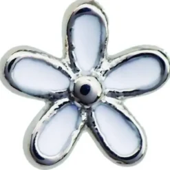 Orecchini Biojoux Spring Flower con Zirconi, acciaio