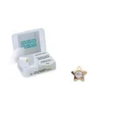 Orecchini Inverness Stella Crystal placcati oro 24kt, 4mm
