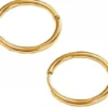 Orecchini Must Have cerchio piccolo oro, acciaio ipoallergenico