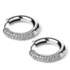 Orecchini Must Have Riviere argento in acciaio ipoallergenico