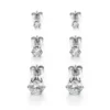 Orecchini Must Have Tris Punto Luce argento, acciaio