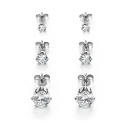 Orecchini Must Have Tris Punto Luce argento, acciaio
