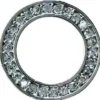 Orecchini Ring Biojoux BJT974 in acciaio con zirconi