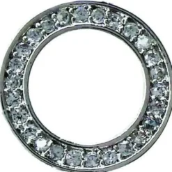 Orecchini Ring Biojoux BJT974 in acciaio con zirconi