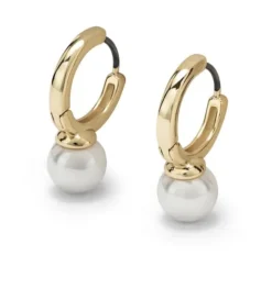 Orecchini Verame' Carmen a cerchio con perla, oro