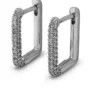 Orecchini Verame Irene in argento con zirconi pavé