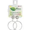 ORECCHINO CERCHIO PENDENTE CON CRISTALLO BIANCO