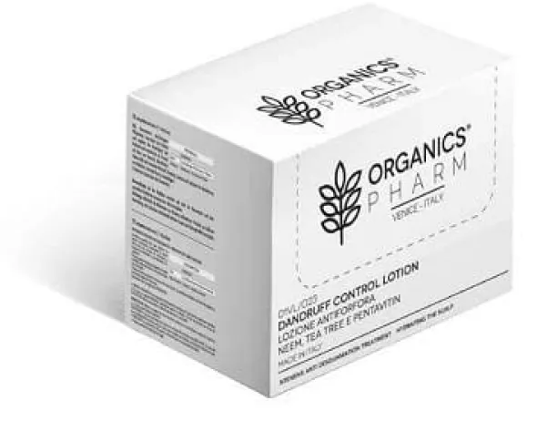 ORGANICS PHARM DANDRUFF CONTROL LOTION NEEM OIL-TEA TREE-PENTAVIN 12 FIALE DA 6 ML