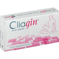 Ovuli vaginali Cliagin 2g per il benessere intimo, 10 pz