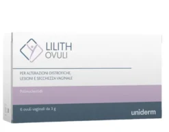 Ovuli vaginali Lilith idratanti e lenitivi, 6 pezzi