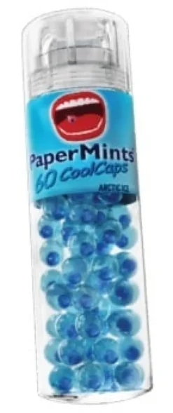 Papermints Cool Caps capsule profuma alito, 60 pezzi