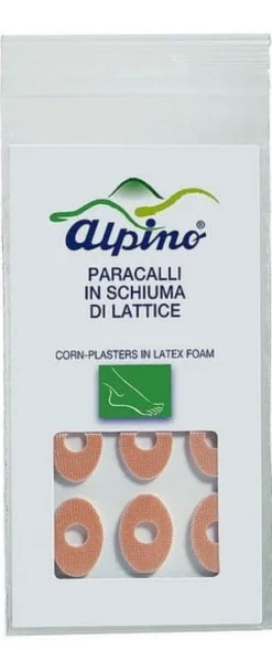 Paracalli Alpino ovali piccoli in schiuma di lattice, 9 pezzi