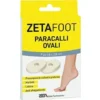 Paracalli ovali Zetafoot in lattice morbido, 9 pezzi