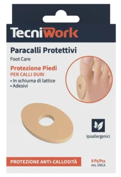 Paracalli TecniWork per Calli Duri, 9 Pezzi Ipoallergenici