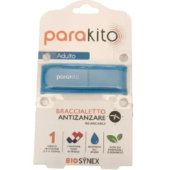 PARAKITO BRACCIALE BLU ADULTO ANTI ZANZARE