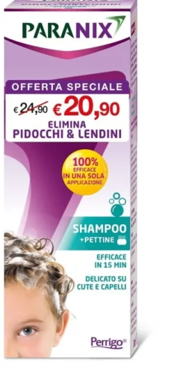 Paranix Shampoo Trattamento antipidocchi, 200ml