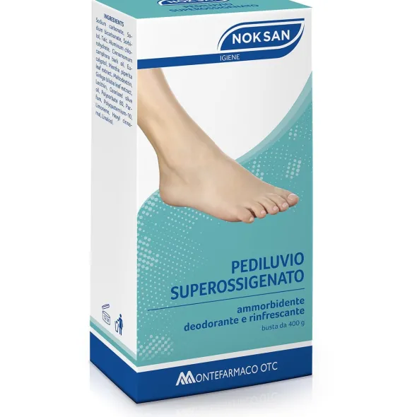 Pediluvio Nok SAN superossigenato con menta e ginkgo, 400g